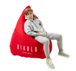 Diablo Chairs Pouf Gamer - Rouge — miniature 3