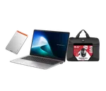 Asus ExpertBook 15.6" Core 3 100U 16Go 256Go W11P + SSD externe 512GB + Sacoche et souris — miniature 1
