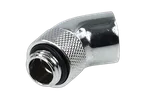 Alphacool HF Coude 45° rotatif - 1/4" Mâle / Femelle Chrome — miniature 1