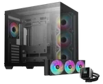Deepcool CG530 4F Noir - MT/Sans Alim/ATX + MYSTIQUE 360 ARGB - Noir - 360mm — miniature 1
