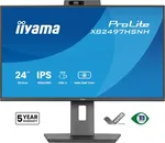 Iiyama Prolite XB2497HSNH-B1 - 23.8" FHD 100Hz RJ45 Pivot Webcam USB-C DOCK 65W — miniature 1