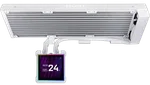 Lian-Li HydroShift II OLED Curved Fanless blanc — miniature 2