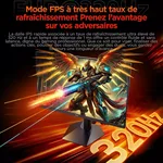 HKC G27H7P - 27" 4K 160Hz ou FHD 320Hz Fast-IPS 1ms Pivot FreeSync — miniature 7
