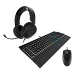 Corsair Pack Corsair K55 PRO/ HS35 V3/ KATAR PRO XT FILAIRE — miniature 1