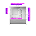 NZXT H3 Flow Blanc - MT/Sans Alim/mATX — miniature 9