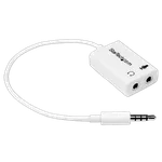 StarTech Headset Splitter 4 Pin to 2x 3 Position — miniature 1
