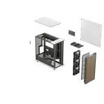 Fractal Design North XL Chalk White TG Clear - MT/Sans Alim/E-ATX — miniature 20