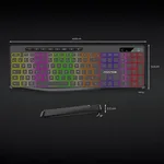 Advance R-Type Wireless - Membrane - Sans-Fil - RGB - Noir — miniature 8