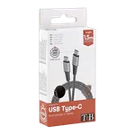 T'nB Câble USB-C vers USB-C - 1,5m nylon RPET - Noir — miniature 5