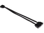 Alphacool Splitter aRGB 3pin 5V vers 2x 3pin 5V - 15cm Noir — miniature 2