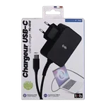T'nB Chargeur universel USB-C - 45W - 1.8m - Noir — miniature 2