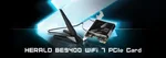 MSI Herald BE9400 WiFi 7 Carte PCIe — miniature 6