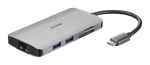 D-Link 8 Ports - USB-C vers HDMI/Eth/USB/USB-C/microSD/SD — miniature 1