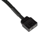 Alphacool Splitter aRGB 3pin 5V vers 2x 3pin 5V - 15cm Noir — miniature 1