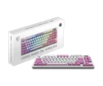 MSI Forge GK600 TKL - Mécanique - Sans-Fil - RGB - Violet — miniature 1