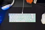The G-LAB Keyz Titanium HE 65% - Magnétique - Filaire - RGB - Blanc — miniature 3