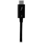 StarTech Câble Thunderbolt 3 USB-C mâle/mâle - 0.5m - Noir — miniature 3