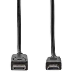 Nedis Câble DisplayPort vers HDMI - 2m - Noir — miniature 1