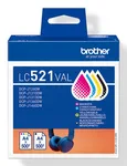 Brother Cartouche d'encre LC521 - 4 couleurs — miniature 1