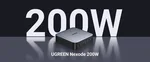 UGREEN Station de charge 6 ports - 200W - Noir/Gris — miniature 3