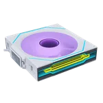 Lian-Li UNI FAN SL-INF Sans fil ARGB PWM Reverse Blade 120mm- Blanc — miniature 6