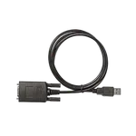 Câble Noir AD-USB-SERIAL-DB9 mâle - USB — miniature 1
