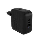 Targus Chargeur de voyage GaN 70W 2xUSB-C + USB-A - 3 ports - Noir — miniature 1