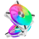 Corsair Kit x2 iCUE QL140 RGB Blanc 140mm - CO-9050106-WW — miniature 5