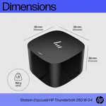 HP TB 280W G4 Dock wCombo Cable-EURO — miniature 9