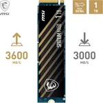 MSI 1To M.2 NVMe Gen4 - SPATIUM M450 V1, miniature 3