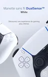 Sony Manette PS5 - DualSense V2 - Blanc — miniature 3