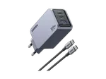 UGREEN Chargeur secteur 100W 3 ports + Câble USB-C - 1,5m — miniature 1