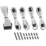 CableMod Kit câbles tressés (White) CM-CAB-CKIT-N88KW-R — miniature 1