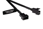 Alphacool Splitter PWM 2x 4 Pin - 15 cm Noir — miniature 1
