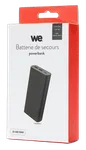 WE Batterie Externe 20000mAh 3 ports - 1 port USB C/2 USB A Noir — miniature 3