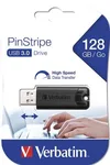 Verbatim USB DRIVE 3.0 128GB PINSTRIPE BLACK — miniature 5