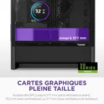 NZXT H3 Flow Noir - MT/Sans Alim/mATX — miniature 3