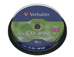 Verbatim CD-RW 8-12X 10PK SPINDLE 700MB DATALIFE PLUS — miniature 2