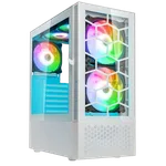 Kolink Observatory MX Glass ARGB Blanc - MT/Sans Alim/ATX — miniature 1