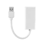 Nedis Adaptateur USB 2.0 vers RJ 45 - Blanc — miniature 2