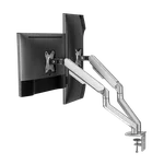 Kimex International Support de bureau Full Motion 2 écrans 17"- 32" VESA Max 100x100 Charge Max 18Kg — miniature 5
