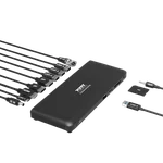 Port Station d'accueil USB-C - 11 ports - 100W - Noir — miniature 2