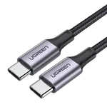 UGREEN Câble USB-C vers USB-C - 100W - Tressé - 2m - Noir — miniature 1