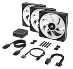 Corsair iCUE LINK QX120 RGB Starter Kit Noir — miniature 7