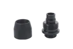 Alphacool Lot de 6 Raccord HF TPV Metal 12,7/7,6mm - Noir — miniature 3
