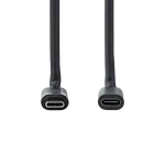 Nedis Câble USB-C 3.2 mâle/femelle - 60W - 1m - Noir — miniature 2