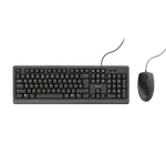 Trust TKM-250 - Clavier/Souris/Noir/Filaire — miniature 4