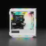 Corsair iCUE 5000T Midi-Tower, RGB, Tempered Glass - weiÃŸ — miniature 3