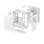 Deepcool CG580 4F V2 Blanc - MT/Sans Alim/ATX — miniature 12