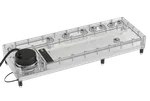 Alphacool Core Distro Plate 420 Left D5 avec pompe VPP Apex — miniature 1